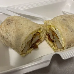 Their breakfast burritos are awesome &amp; filling!