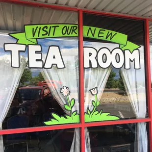 Come in and relax with a cup of hot tea or Iced tea. MONDAY  is "free cup of tea day"