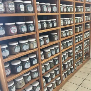 Wide assortment of Bulk herbs and spices