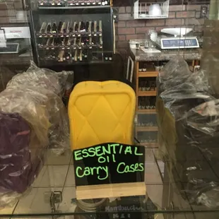 We carry over 150 essential oils. 100% pure unadulterated oils.