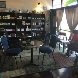 Come visit our relaxing tea room, have coffee or tea.