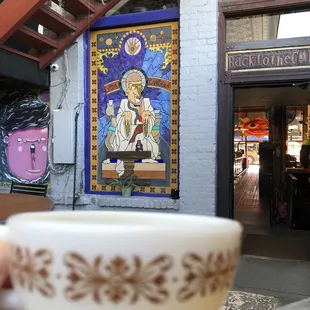 Shot of espresso  giant cookie, carrot cake &amp; butter brickle blondie  sweet Saturday study vibes