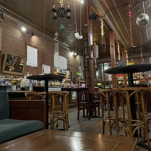 the interior of a restaurant