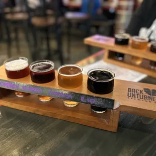 Love the 5 oz flights! Perfect for a casual stop with family and friends.