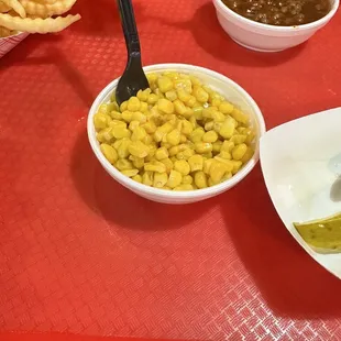 Corn and Bar-Be-Cue Baked Beans