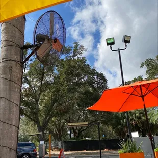 Even added fans for hot days