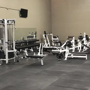 Full gym if you don't want to take the classes.