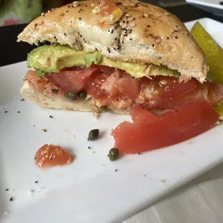 Salmon & Capers Bagel