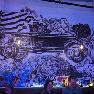 Mural on wall