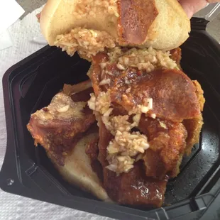 Their Pork Skin Sandwich - I Ain't Got The Words!