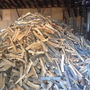 Hickory in barn out back