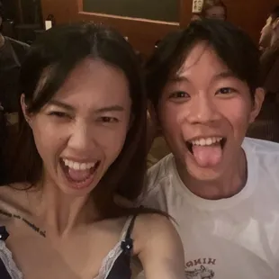 Just a couple enjoying their time