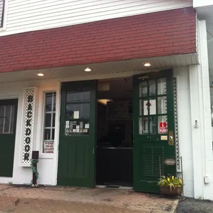 The door at backdoor