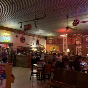 Fun and interesting decor. Large but intimate feel.
