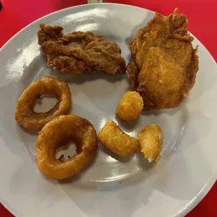 Fried Oysters the size of chicken thighs! SO good!