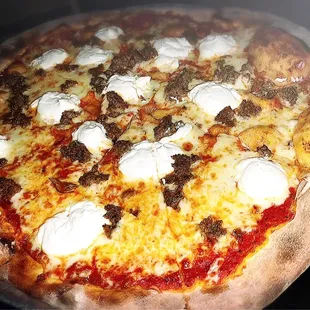 Meatball Ricotta Pizza
