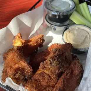 Chicken wings - garlic parmesan