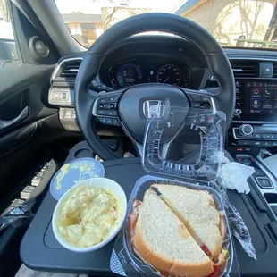 silly turkey, potato salad