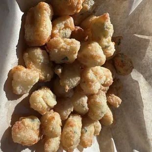 Fried cheese curds