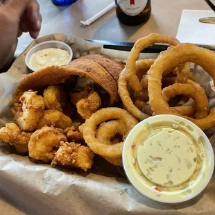 food, fish and chips