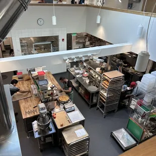 kitchen view from second floor