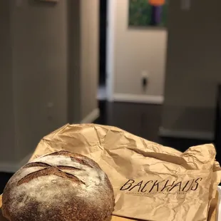 Asiago Bread. Expensive at $10, but very much worth it!