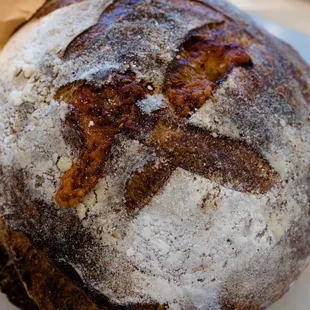 asiago and black peppercorn loaf