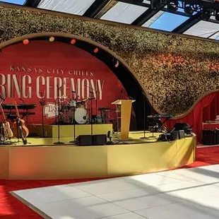 Backline Now at the NFL Kansas City Chiefs Super Bowl Ring Ceremony
