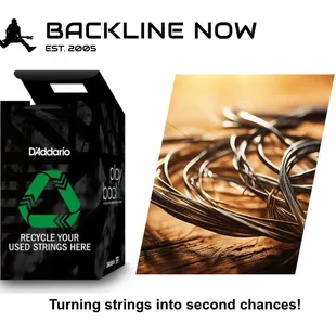 Backline Now Recycles strings Backline rental