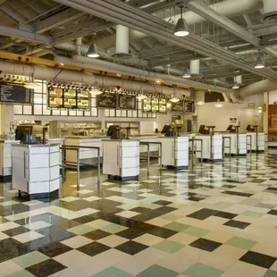 sushi and sashimi, interior