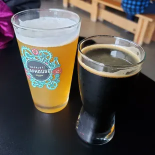 12% Peanut Butter Tuxedo(small guy) and a Grapefuit Groove