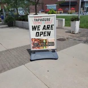 outside