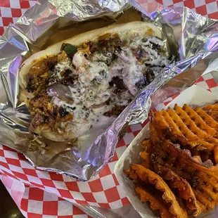 Chicken phillycheesesteak