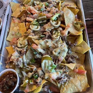 Brisket nachos