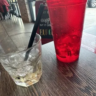 Empty drinks