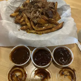 Brisket loaded fries.