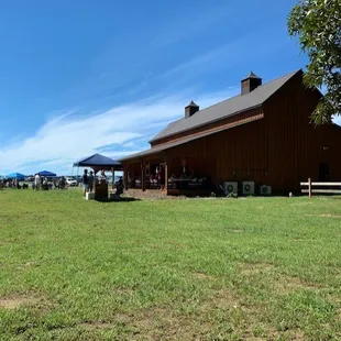 the back yard of the winery
