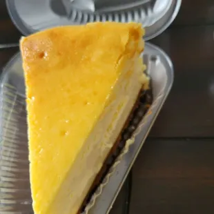 Vanilla cheesecake. Good flavor!