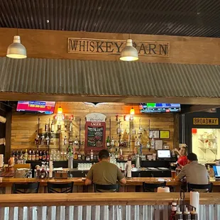 a man sitting at a bar