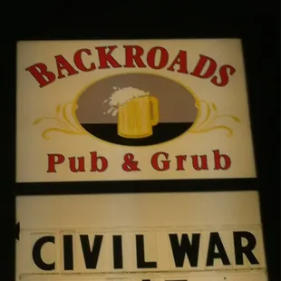 Backroads Pub &amp; Grub