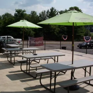 Our Patio is great for relaxing under the stars.