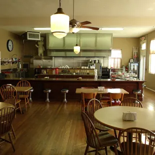 Inside the Back Room Cafe.