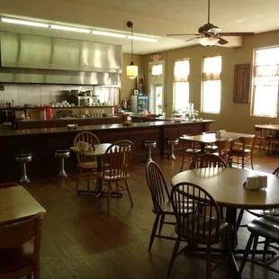 Inside the Back Room Cafe.