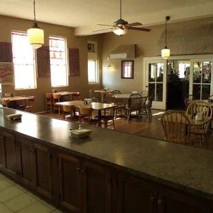 Inside the Back Room Cafe.