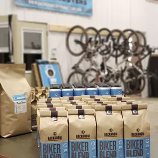 Our signature full-city roast &amp; #1 seller, Biker Blend.