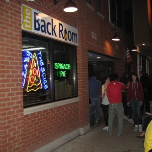 late night after partying