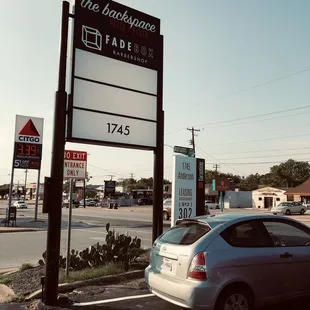 Sign to look for on Anderson Ln.,