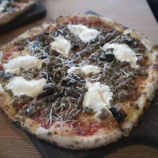 Fennel sausage with mushroom