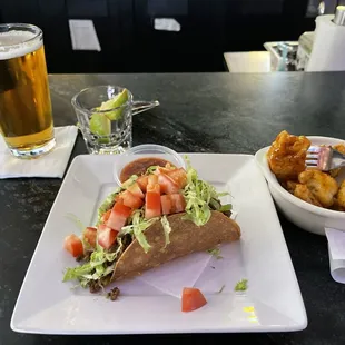 Taco Tuesday w special on draft Modelo.