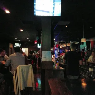 people sitting at a bar